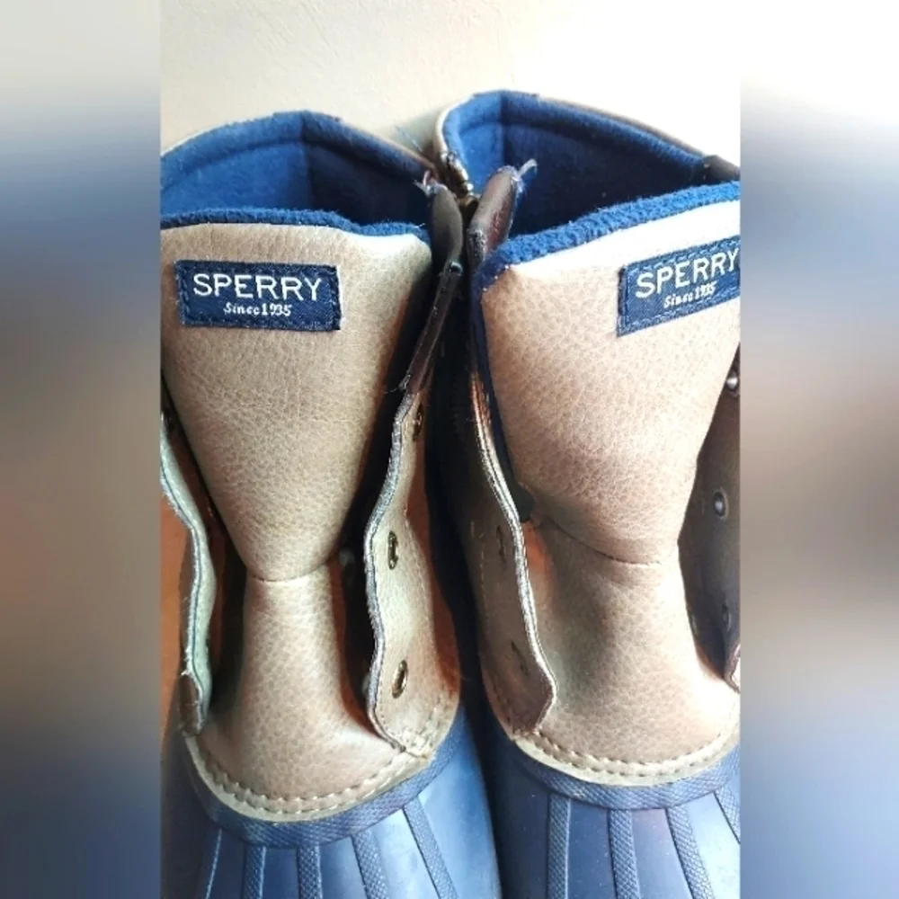 𝅺SPERRY women's waterproof rubber duck boots size 10M